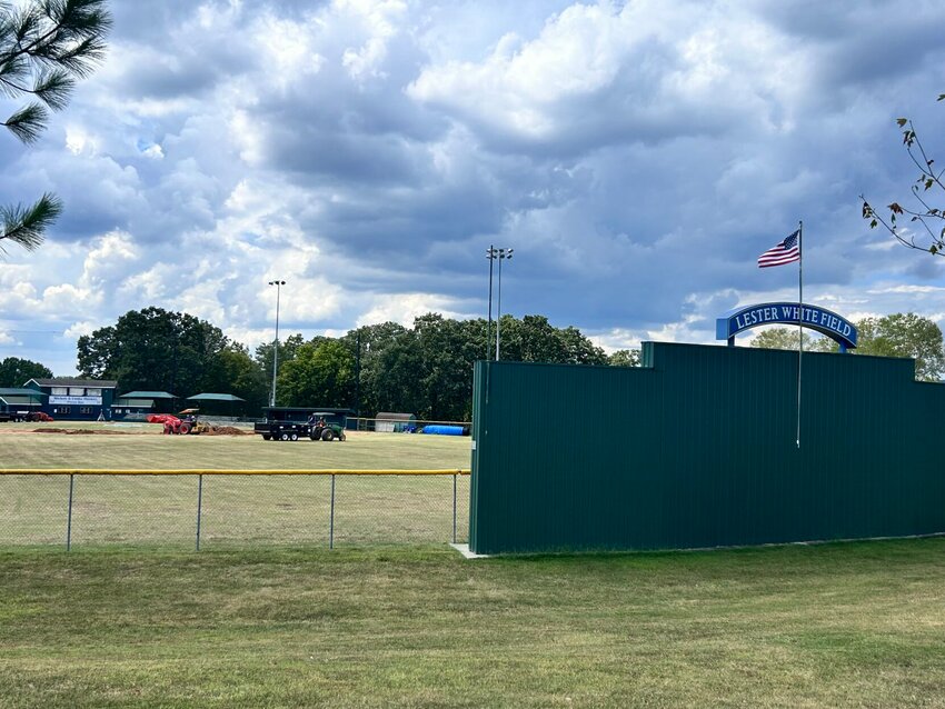 Lester White Field in Cooper Park is undergoing a major renovation which will help laser grade the field to take away bumps for an even playing surface. Currently, the work crew is removing 4 inches of existing clay so that they can proceed with a full 4-inch renovation on the infield, which will include a new 10-inch mound to the proper specifications.


Caroline Spears/The Baxter Bulletin