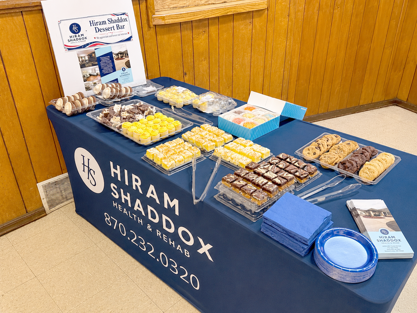 Hiram Shaddox staff sweetens VFW bingo
