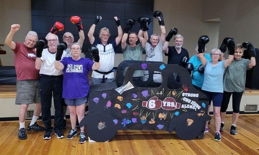 Roughly 30 area patients with Parkinson&rsquo;s Disease have returned to the Mruk Family Education Center on Aging to participate in their Rock Steady Boxing program following the COVID-19 pandemic. RSB is celebrating its sixth anniversary this month.   Submitted Photo