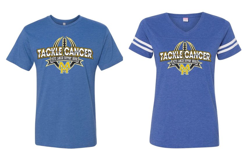 As part of the Tackle Cancer fundraising-event, Peitz Cancer Support House Coordinator Melissa Hudson said they&rsquo;ve sold T-shirts for supporters and wear to the game. While Peitz has officially stopped taking orders for the shirts, those who still want one can call the house to order one, though the shirts won&rsquo;t arrive in time for the game. Hudson said they will have an assortment of shirts for sale this Friday, Aug. 19 at Bomberfest.   Submitted Photo