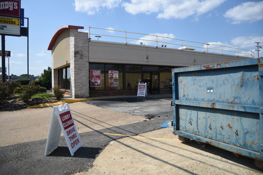 A renovation of the Mountain Home Wendy's Restaurant is one of the projects being issued a building permit by the City of Mountain Home in August. That commercial remodeling is estimated to cost $300,000.   Scott Liles/The Baxter Bulletin