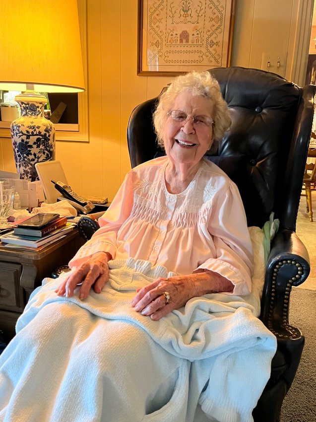 At age 101, Elizabeth Ann &ldquo;Libby&rdquo; Baker is the oldest living Mountain Home High School graduate. She is still vibrant and quick witted. She will be honored tonight by the Mountain Home Education Foundation (MHEF) Board of Directors into the 2022 Hall of Honors.   Helen Mansfield/The Baxter Bulletin