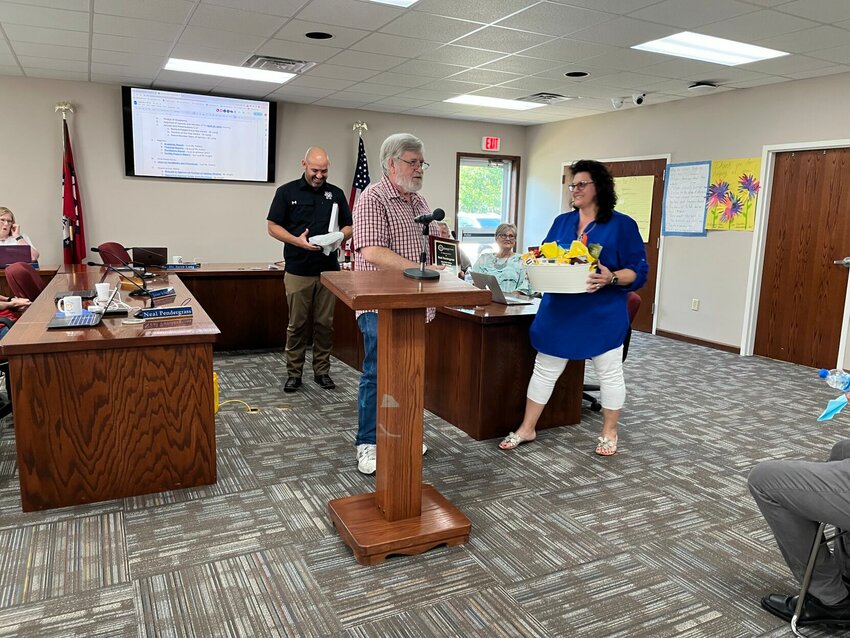 Pendergrass recognized for 24 years on school board Baxter Bulletin