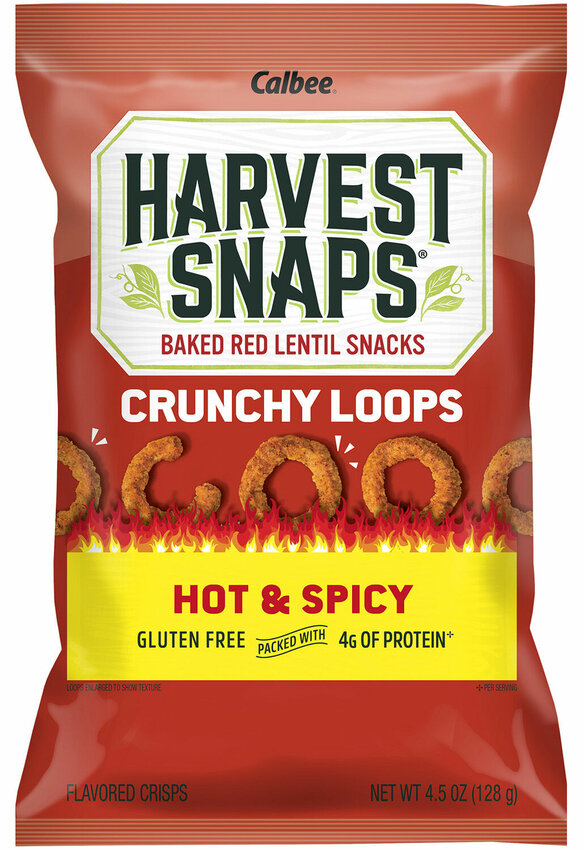 Harvest Snaps&nbsp;Crunchy Loops Hot &amp;amp; Spicy now are available at Walmart stores in the area.   Submitted Photo