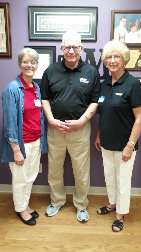 AARP Driver Safety Course Instructors include Mruk Family Center on Aging Coordinator Diahanne VanGulick, Paul Mruk and Jackie Neff. The next class will be offered from noon until 4 p.m. on Wednesday, Aug. 23. Cost for the course is $25 for non-AARP members and $20.   Submitted Photo
