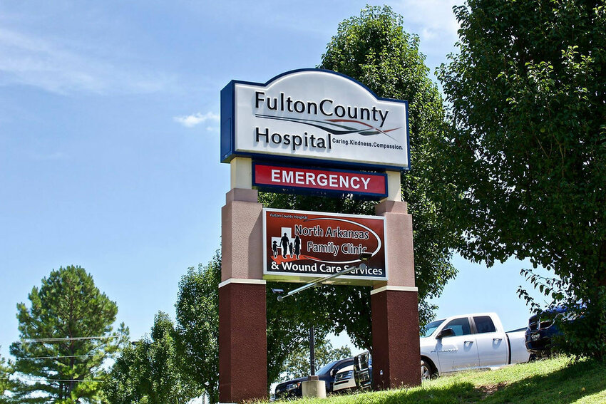 A sign is shown outside Fulton County Hospital in Salem. The facility has reached an agreement with Baxter Health to take over management of the hospital on an interim basis, with a potential merger possible in the future.   Photo Courtesy of Fulton County Hospital