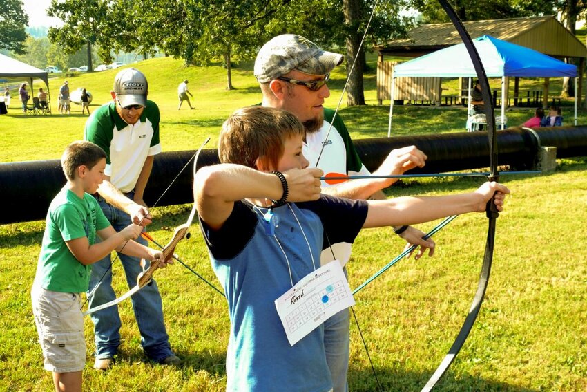 As part of this year&rsquo;s Outdoor Adventure event hosted by the Friends of the Norfork National Fish Hatchery, Trent Whitefield with the Arkansas Game &amp;amp; Fish Commission (AGFC) will host an archery demonstration with an inflatable archery range.   Submitted Photo