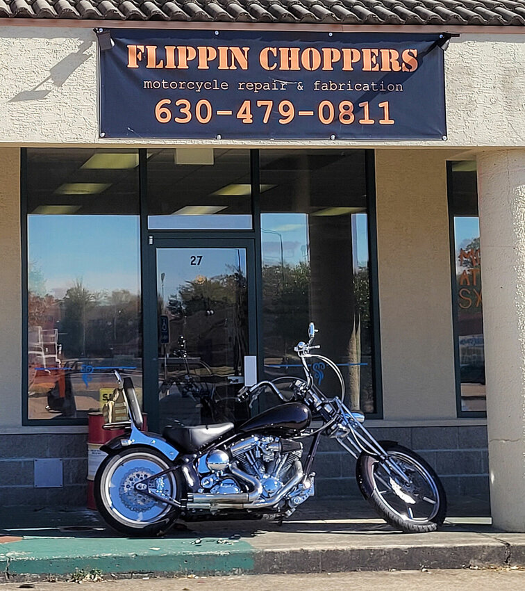 Flippin Choppers, a motorcycle repair and fabrication shop on Highland Circle, was one of 15 total businesses to be issued a permit by the City of Mountain Home in October.   Cole Sherwood/The Baxter Bulletin