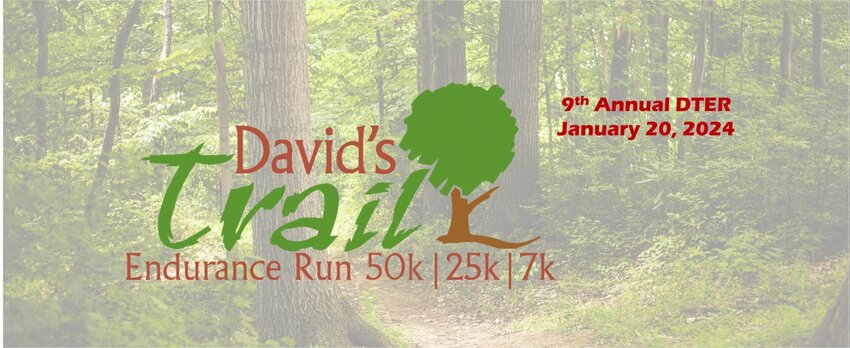 The 9th Annual David's Trail Endurance Run was held Saturday, January 20, and offered 7K, 25K and 50K options to registered runners.   Submitted Photo