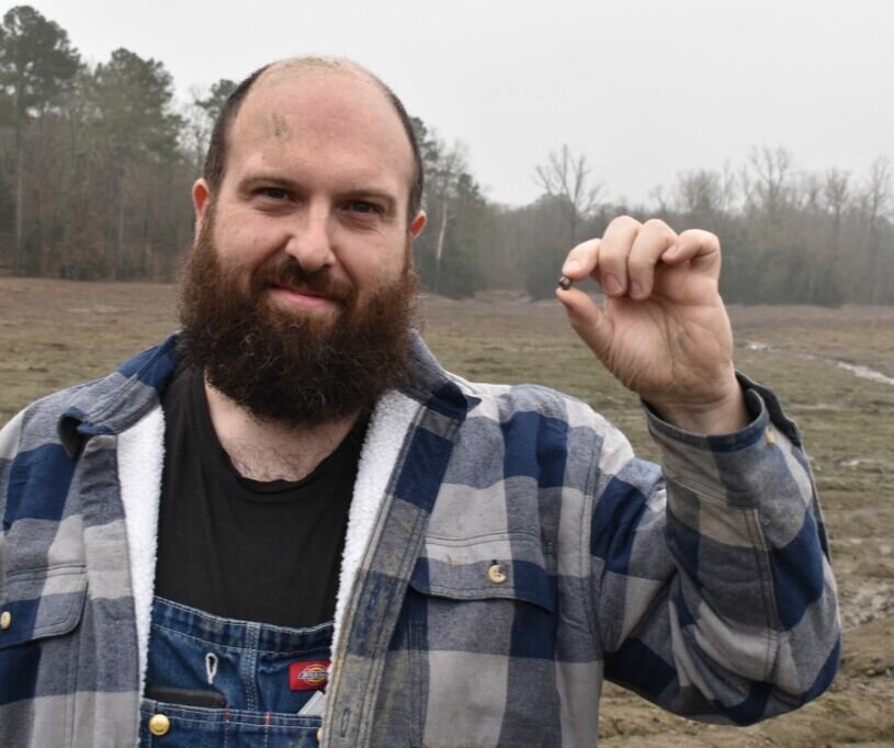 Julien Navas, of Paris, France, visited Arkansas&rsquo; Crater of Diamonds State Park for the first time on Jan. 11. While there, he found a 7.46-carat diamond on the surface of the park&rsquo;s 37.5-acre search area. Located in Murfreesboro, more than 75,000 diamonds have been unearthed at Crater of Diamonds State Park since the first diamonds were discovered by John Huddleston, a farmer who owned the land long before it became an Arkansas State Park in 1972.   Submitted Photo
