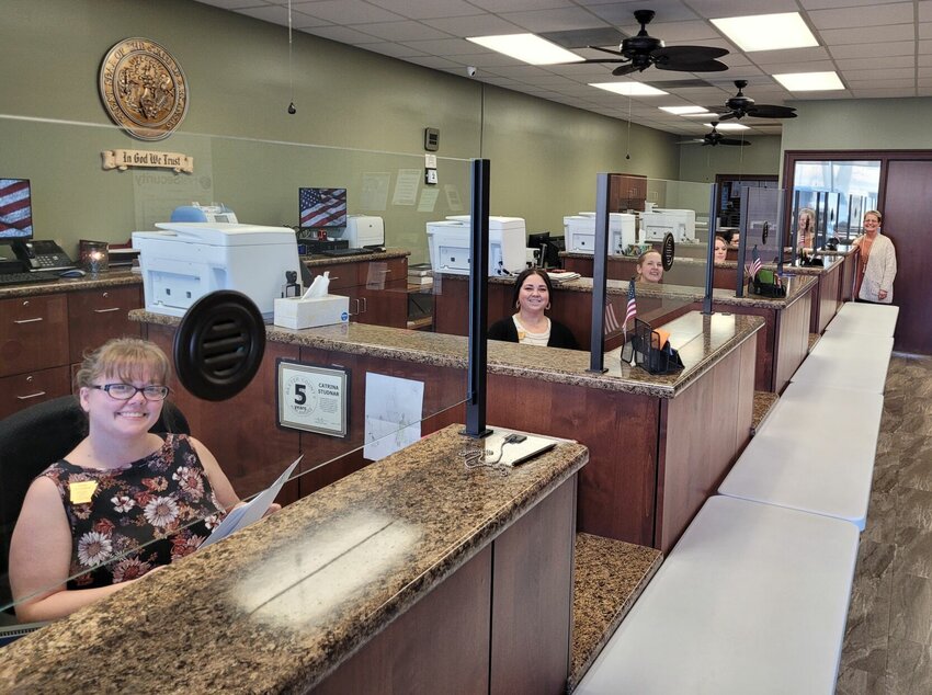 If you want to go ahead and pay your 2023 property taxes, the Baxter County Collector's Office is ready to write you a receipt.   Cole Sherwood/Baxter Bulletin