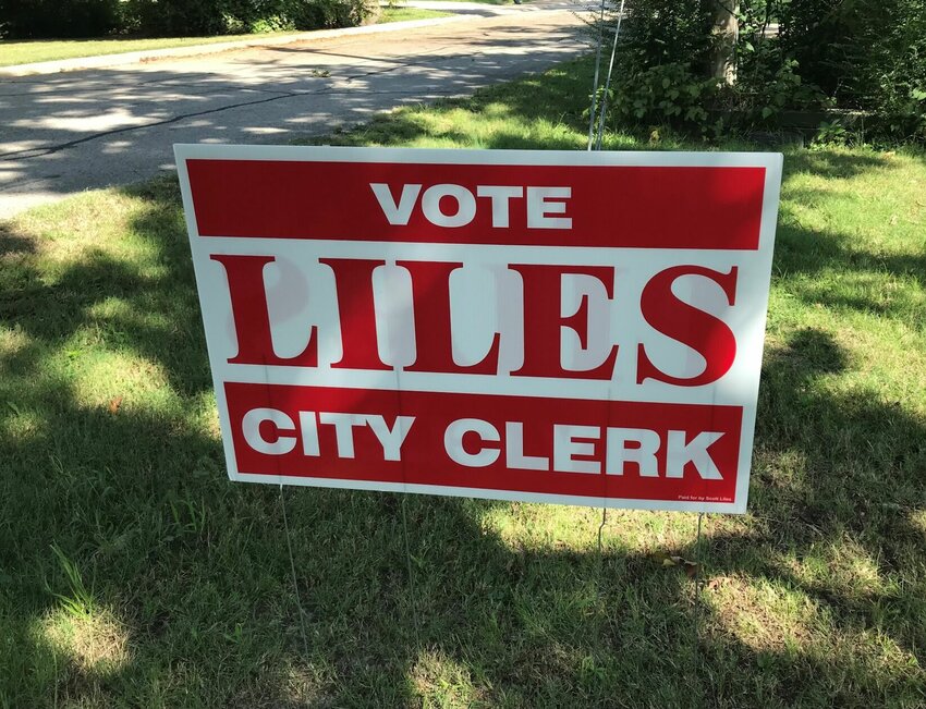 Political yard signs in Mountain Home such as the one shown must be removed by Sunday, March 10 according to City Ordinance No.&nbsp;2022-44.   Submitted Photo