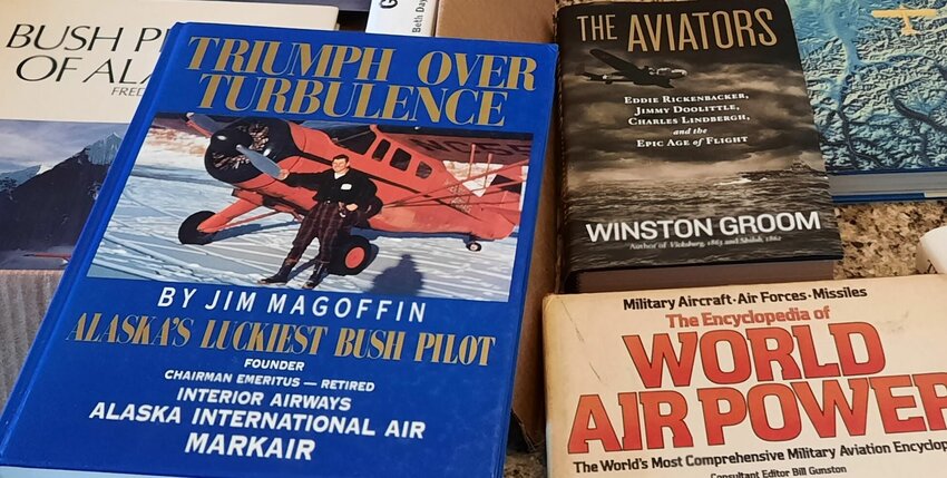 Examples of the collection of books donated by Connie Jacobs for the benefit of Leading Edge Aviation Foundation scholarships for students of aviation STEM studies in Mountain Home.


Submitted Photo