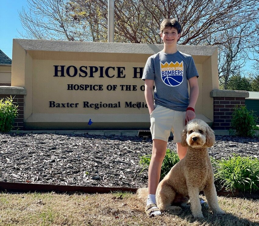 Shep Martin is shown with his dog, Toby. The duo is the newest addition to the Hospice of the Ozarks Volunteer & Therapy Dog Teams.


Submitted Photo