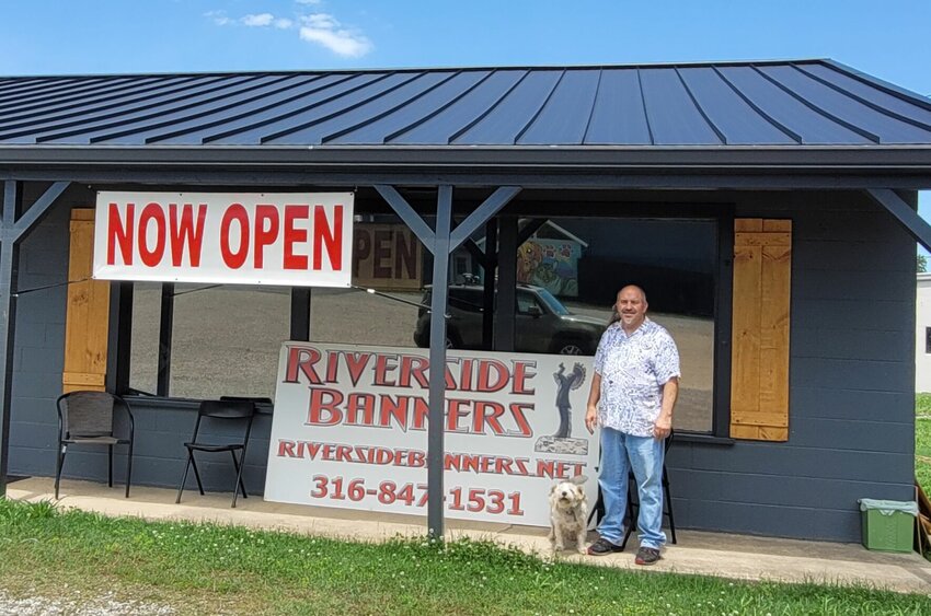 The City of Mountain Home issued a total of 27 business permits in April, of which one was issued to Scott LaForest, owner of the newly opened Riverside Banners located at 209 N. College St.   Cole Sherwood/The Baxter Bulletin