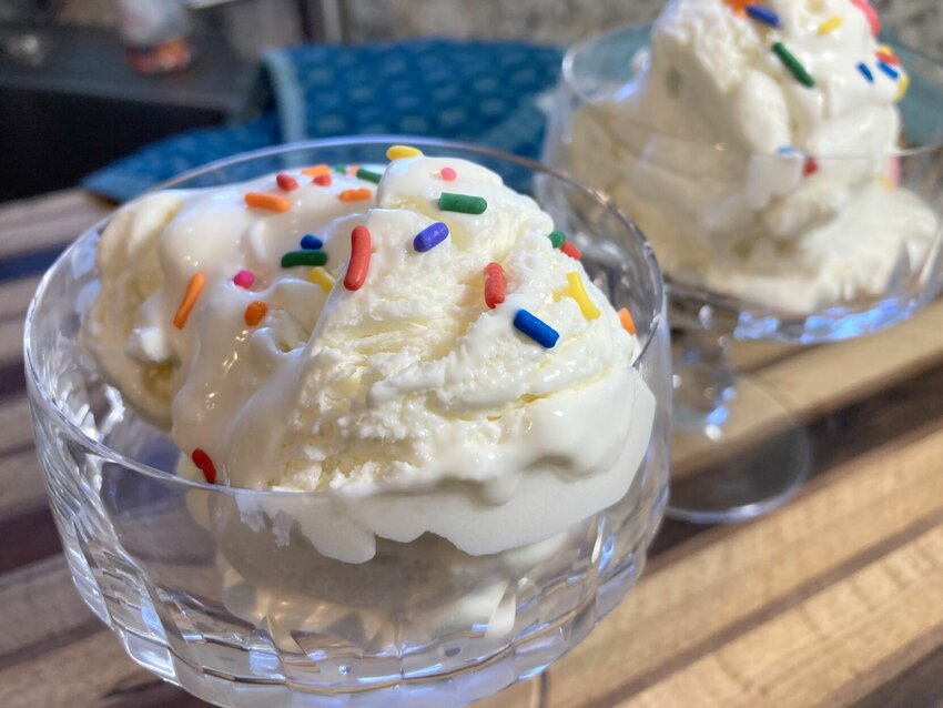 Celebrate National Vanilla Ice Cream Day on July 23 with a scoop or two of homemade ice cream   Linda Masters/Baxter Bulletin