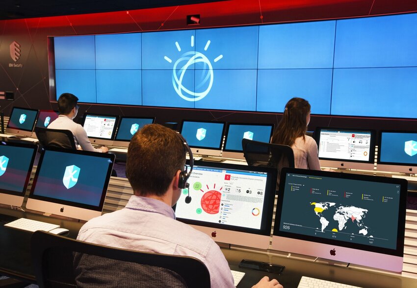 In this photo security analysts at IBM X-Force Command Center&nbsp;are using Watson to augment their investigations into cybersecurity incidents.   AP File Photo