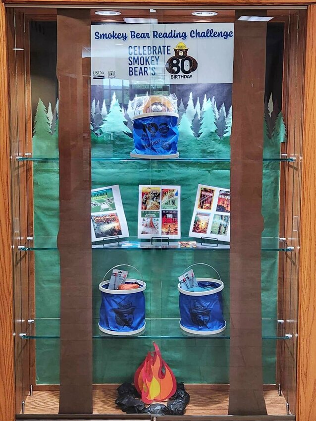 The Smokey the Bear display at the Donald W. Reynolds Library Serving Baxter County celebrates Smokey's 80th birthday.


Submitted Photo