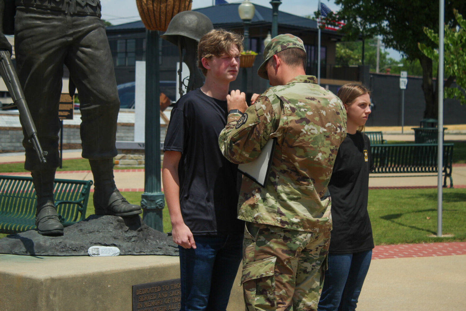 Future soldiers promoted in pinning ceremony Baxter Bulletin