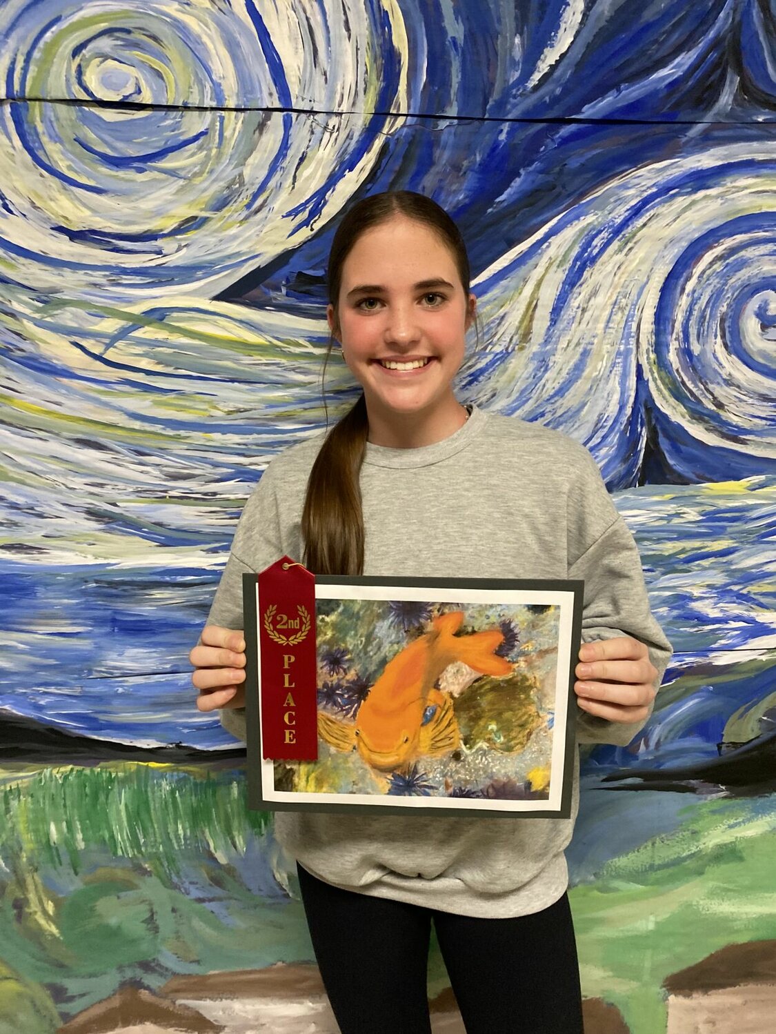 Crites wins second in Arkansas State Fish Art Contest