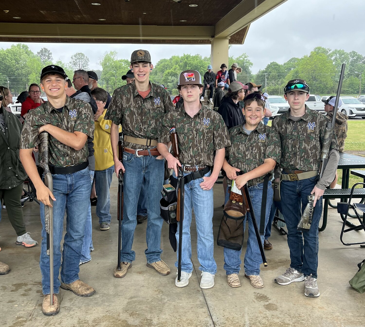 High Traps MHJH trap team ties for third | Baxter Bulletin