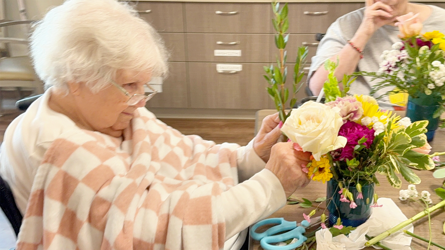 Flowers provide an afternoon of creativity