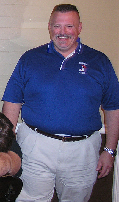 Rusty Newman once allowed his weight to creep up to 347 pounds. 