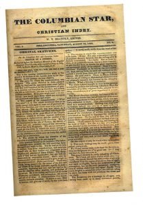 The Christian Index name was first used by Editor W. T. Brantley to emphasize its distinctive Christian content. The Columbian Star was eventually dropped from the masthead.