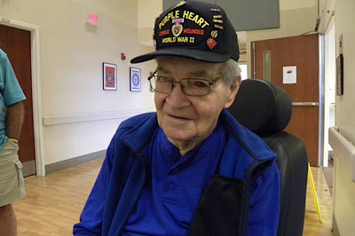 Jimmy Connelly, 93, served in the Pacific Theater of World War II. Now a resident in a South Carolina Veterans Home, his faith has grown over the years. J. GERALD HARRIS/Special