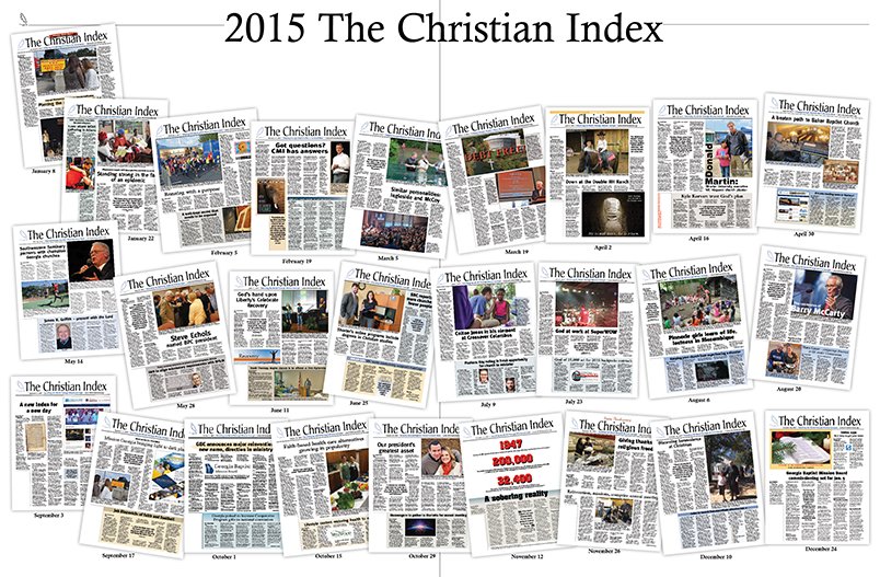 2015 Index covers