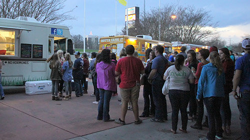 Food trucks helped alleviate attendees' hunger. SHARON NOWAK/Special