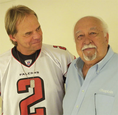 Doc Frady, right, served as a mentor to former professional wrestler Lex Luger, who spoke of the relationship in a 2011 article for The Index. GERALD HARRIS/Index