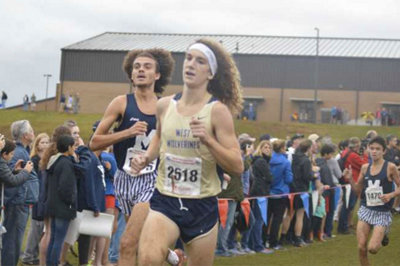 John Green of West Forsyth High School was disqualified from the state championships Nov. 7 for wearing a headband with writing on it, deemed "adorned" by a referee.