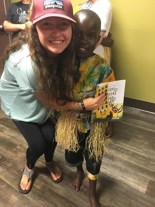 Said Brinley Harris of a Ugandan children's choir that performed at her church, " left me with no words and in tears. I could give them my whole heart."