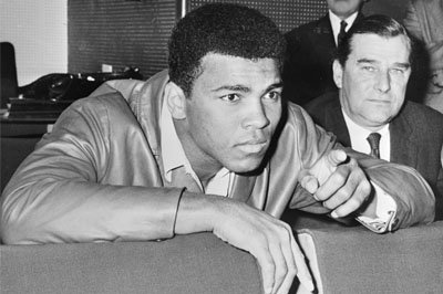 Muhammad Ali in 1966, photo courtesy of Dutch National Archives.