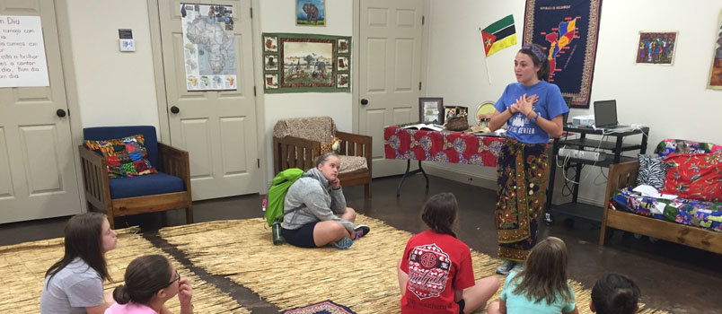 Melissa Ringwalt has returned to the WMU's GA and young girls summer missions camp at Camp Pinnacle this summer after five months as a missionary in Mozambique. JOE WESTBURY/Index