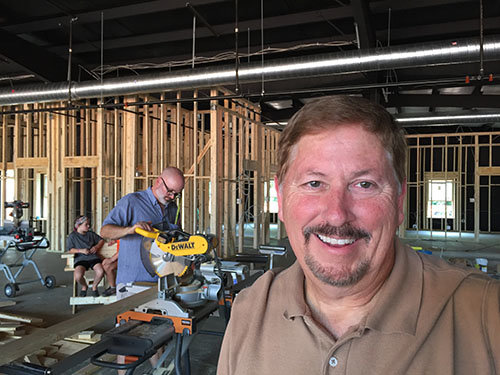 Church 213 is not Stan Patterson's first church plant – that was Lakeside Baptist Church in Greensboro on Lake Oconee. But, with a guarded laugh, he readily admits it is the most challenging of the two. JOE WESTBURY/Index