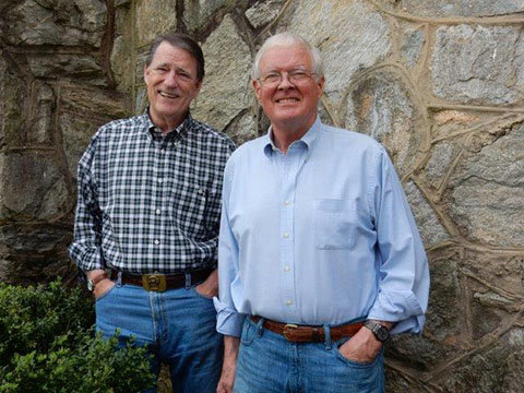 Marvin "Sonny" Seals, left, and George Hart have taken an interest in historic churches and turned it into a passion. In the process they've become instrumental in securing the history of numerous churches around Georgia.