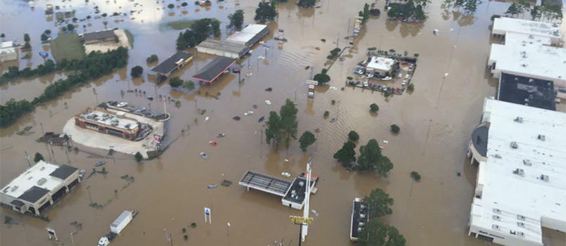 Buckets of Care will soon be arriving to communities such as the city of Denham Springs, among the hardest-hit in flooding across south Louisiana. Photo courtesy of Governor’s Office of Homeland Security and Emergency Preparedness