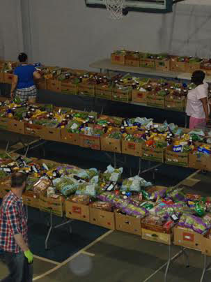 Last year Milford Baptist Church gave away more than 750,000 pounds of food. MILFORD BC/Special
