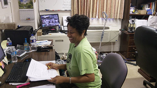 Lisa Smith serves as the director for Cornerstone's Summer Enrichment Camp, keeping daily track over activities, students, and volunteers. CORNERSTONE BC/Special