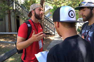University of Georgia-Athens sophomore Kenneth Brock, left, believes BCM is a vital part of his academic and spiritual development at college.  JOE WESTBURY/Index