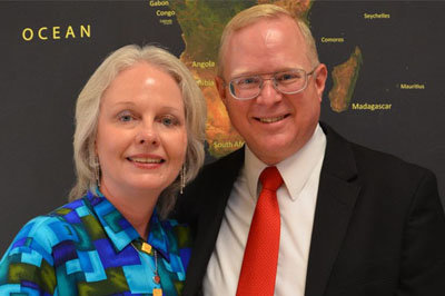 Ruth Ossewaarde has returned to Illinois while her husband, Donald, appeals his arrest by Russian authorities for the Independent Baptist missionaries holding a Bible study in their home in the town of Oryol, Russia.