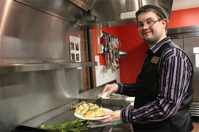 Josh Watkins passed on a career in journalism when he found his true calling preparing healthy meals at Georgia Baptists' senior living community in Palmetto. NEIGHBOR NEWSPAPERS/Special