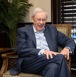 First Baptist Church, Atlanta Pastor Charles Stanley sits in his office to answer questions about his avocation as a photographer. LARRY WYNN/Special
