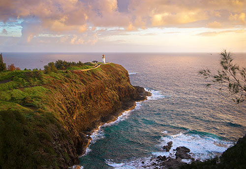 Charles F. Stanley is able to capture the colors, the tone and atmosphere of the Kilauea Lighthouse on the Island of Kaua’I, Hawaii in the Kilauea Point National Wildlife Refuge.