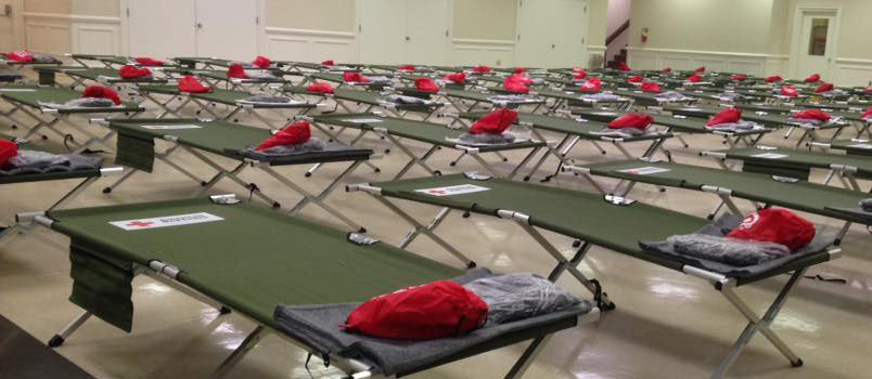 First Baptist Church of Moultrie transformed its fellowship hall last night into emergency housing for up to 100 Hurricane Matthews refugees. CONNIE FLEETWOOD/Special