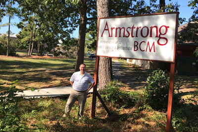 State Missionary Tony Branham serves Georgia Baptists at Armstrong State University in Savannah. JOE WESTBURY/Index