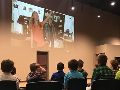 Children watch a video in the Kidz Lodge. NORTHEAST CHURCH/Special