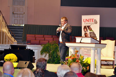 Recording artist Charles Billingsly brought the special music for the Inspirational Rally service. JOE WESTBURY/Index